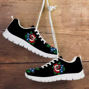 US Flag Rose Running Shoes
